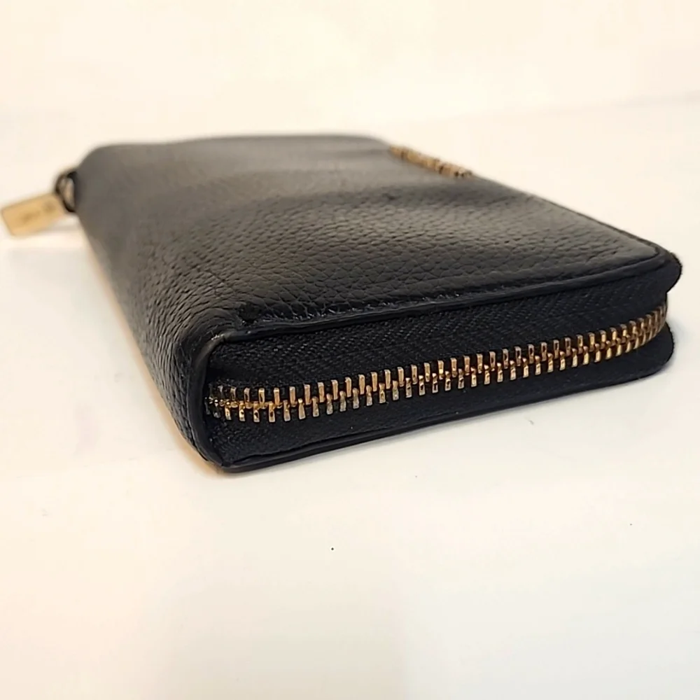 Michael Kors Saffiano Leather Continental Wallet in Black